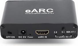 EARC ARC garso išvediklis, HDMI ARC adapteris, ARC garso išvediklis, HDMI SPDIF optinis ir koaksialinis stereofoninio garso perdavimui, SPDIF koaksialinis, stereofoninis HDMI ARC garso keitiklis