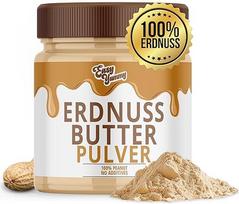 EASY YUMMY - žemės riešutų sviesto milteliai (500g), 100% žemės riešutų sviesto milteliai be cukraus, žemės riešutų milteliai