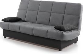 ECCOX „Matris Julieta Clic Clac“ 3-vietė sofa-lova, „Lava Grey“ spalvos. Sofos-lovos matmenys: 184 x 75 x 31 cm. Lovos matmenys: 190 x 132 x 40 cm + 2 pagalvėlės