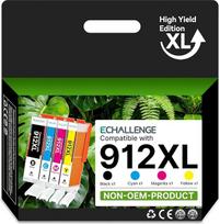 ECHALLENGE 912XL – suderinami su „HP 912XL“ rašalo kasetėmis (daugiakasetis rinkinys), suderinami su „HP OfficeJet Pro 8010“, „8012“, „8014“, „8015“, „8017“, „8020“, „8022“, „8023“, „802“4, 8025 rašalo kasetėmis