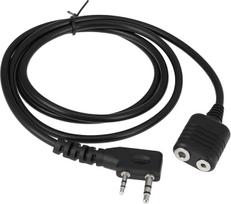 ECSiNG 2 kontaktų radijo ausinių adapterio jungtis, suderinama su „Kenwood“ ir „Bao Feng K-Head“ racijomis