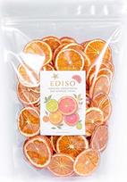 EDISO Džiovintų apelsinų skiltelės (200g) - kokteilių papuošalas "Premium" - 100 % natūralus - puikiai tinka "Aperol Splash", džino ir kokteiliams - džiovintų apelsinų skiltelės