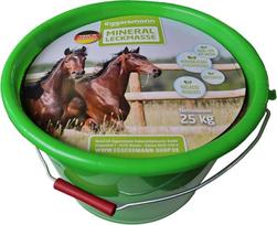 Eggersmann Mein Pferdefutter Mineral Lick Compound 25 kg - mineralinis pašaras žirgams ir poniams, skirtas laisvai įsisavinti - oro sąlygoms atsparus mineralinis pašaras ganykloms ir atviroms arklidėms - skirtas mineralinėms medžiagoms ištisus metus