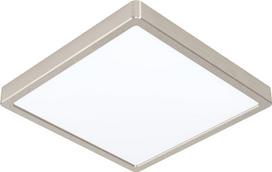 EGLO connect.z Fueva-Z Smart Home LED vonios kambario lubų šviestuvas L x W 28,5 cm, "ZigBee" programėlė ir valdymas balsu "Alexa", šviesos spalva (šilta balta / šalta balta), reguliuojamas apšvietimas, aliuminio paviršinis šviestuvas, matinis nikelis, IP