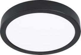 EGLO LED lauko lubų šviestuvas „Argolis 2“, lauko sieninis ir lubinis šviestuvas, lauko lubų šviestuvas iš juodo metalo ir balto plastiko, šiltos baltos spalvos, IP44, ⌀ 28,5 cm | Lauko lubų šviestuvas iš juodo metalo ir balto plastiko, šiltos baltos spal