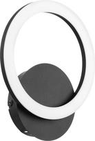 EGLO „connect.z“ išmaniojo namo LED sieninis šviestuvas „Parrapos-Z“, apvalus sieninis šviestuvas | „ZigBee“ programėlė ir balso valdymas per „Alexa“, reguliuojama šviesos spalva (nuo šiltos baltos iki šaltos baltos), reguliuojamas šviesos stiprumas
