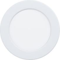 EGLO „connect.z“ išmaniojo namo LED vonios įleidžiamasis šviestuvas „Fueva 6-Z“, plokščias, Ø 11,7 cm, „ZigBee“, valdymas per programėlę ir „Alexa“ balso valdymą, RGB, šilta balta–šalta balta, reguliuojamas šviesos stiprumas, metalinis įleidžiamasis švies