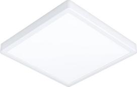 EGLO „connect.z“ išmaniojo namo LED vonios kambario lubinis šviestuvas „Fueva 6-Z“, 39 x 39 cm, „ZigBee“ | Valdymas per programėlę ir balsu („Alexa“), šviesos spalva (šilta balta–šalta balta), reguliuojamas šviesos stiprumas, baltas vonios kambario lubini