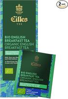 EILLES arbatos maišeliai juodosios arbatos "English Breakfast", ekologiškos ir sąžiningos prekybos 2 x 25 vnt.