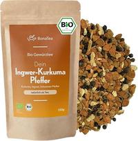Ekologiška imbiero, kurkumos ir juodųjų pipirų arbata – „BonaTea Pure3 Spice Tea“ (palaidi arbatos lapeliai)