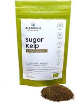 Ekologiškas cukrus Kelp turtingas manitolio Keto Low Carb Vegan 50 g dribsniai 2 mm Cukrus Tang dumblis Saccharina Latissima iš Airijos Algalicious žalias maistas dumblis