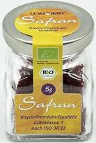 Ekologiškas šafranas "Royal Premium Threads", aukščiausios kokybės, I klasė, 100 % tikras šafranas, DE-ÖKO-006 (5 g)