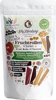 Ekologiški žalio maisto vaisių ritinėliai, 80 g, "Raw & Crunch", 4 vnt.