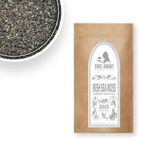 Ekologiškos airiškos jūros samanos 250 g | EDEL KRAUT Premium - 100 % ekologiškos kremzlės - airiškos samanos (Chondrus crispus) - raudonieji dumbliai - be priedų - laukinė kolekcija iš Airijos, skirta želė, kokteiliams ir kt.