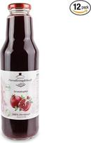 Ekologiškos granatų sultys – 100 % natūralios, neskaidrios, tiesiogiai išspaustos sultys – 12 x 750 ml – išspaustos iš grynų sėklų
