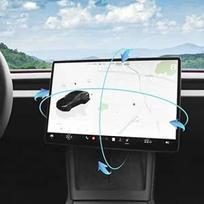 Ekrano pasukamas laikiklis, skirtas "Tesla Model Y Juniper 2026 2025" ir "Model 3 Highland 2025 2024" kairėn/dešinėn 30° aukštyn/žemyn 15° pasukamas keturiomis kryptimis Aliuminio lydinio ekrano pasukamas laikiklis