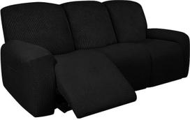 Elastischer Liegesofabezug, 4-teiliger dicker Jacquard-Schonbezug mit Taschen, wasserabweisender Stretch-Stuhlbezug for die Inneneinrichtung ( Spalva : B spalva , Dydis : 3 sėdimos vietos (8 dalių rinkinys) )