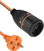 Electraline 1638 Sodo ilgintuvas 40 m 2 x 1,5 lizdas Electralock maitinimo jungties fiksavimo sistema, apsauganti nuo atsitiktinio prijungto įrenginio atjungimo jį naudojant