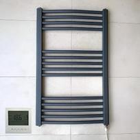 Elektrinis rankšluosčių džiovintuvas, šildomas, 500 W x 800 H, anglies spalvos, su laikmačiu ir kambario termostatu