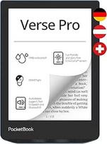 Elektroninė skaityklė "PocketBook Verse Pro", 6'' "E-Ink HD Touch", 16GB, "Bluetooth", atspari vandeniui, mėlyna - DE/at/CH versija