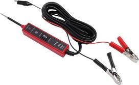 Elektros grandinių zondinis testeris, 6–24 V automobilių elektros grandinių testeris, LED indikatorius su garso signalais, skirtas automobilių, sunkvežimių ir elektros sistemų diagnostikai