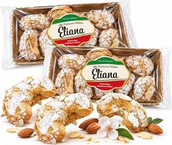 Eliana Cornettini 2 x 200 g – itališki migdolų pyragėliai su 26 % migdolų – išskirtiniai pyragėliai, pagaminti pagal tradicinį itališkos „pasticceria“ stilių