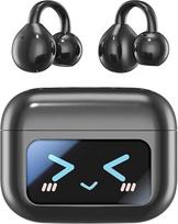 ELLENNE IA ausinės su sinchroniniu vertimu, jutikliniu ekranu, spalvotos, juodos | ELLENNE – IA ausinės su sinchroniniu vertimu realiuoju laiku, „Bluetooth“, dirbtinio intelekto belaidės ausinės, jutiklinis ekranas, „Hi-Fi“ spalvos