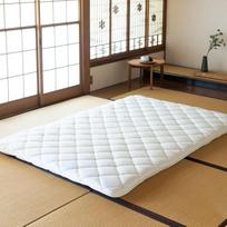 EMOOR japonų futono čiužinys „Premium“ klasės, 140 x 200 cm, sulankstomas, tradicinis miego ant grindų čiužinys iš medvilnės