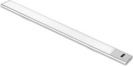 Emuca – LED įleidžiamas šviestuvas „Kaus“ su USB įkrovimo funkcija ir jungikliu, ilgis 400 mm, matinis anoduotas, plastikas ir aliuminis