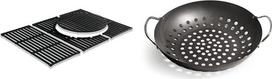 Enders® Switch Grid Rust-in-Grate System, ketaus, skirtas Enders® Chicago 3 degiklių dujiniam griliui, Grilio priedai ir daržovių keptuvių priedai 8790, BBQ Gourmet, daržovėms, salotoms, žuviai, keptuvei,