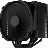 ENDORFY Fortis 5 Black, CPU aušintuvas su 140 mm ventiliatoriumi, 140 mm "Fluctus" ventiliatorius, pasirenkamas pusiau pasyvus režimas, AM4 aušintuvas, AM5 CPU aušintuvas, AM5, AM4, LGA1700, LGA1200