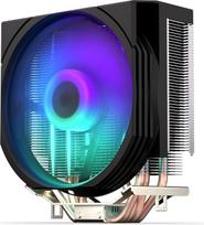 ENDORFY „Spartan 5 MAX ARGB“ procesoriaus aušintuvas, 120 mm, PWM, procesoriaus aušintuvas, tylus bokštinio tipo aušintuvas, 4 šilumos vamzdeliai, ARGB LED, suderinamas su AM5, AM4, LGA1700, „Intel“ ir „AMD“, 180 W TDP, su termine pasta