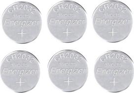 ENERGIZER specialiosios baterijos CR2032 BL6 BR, E301626300, standartinės