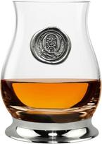 English Pewter Company Glencairn Monogram Monogram Initial Whisky Blender Glass - unikali dovana vyrams su jūsų pasirinktu inicialu, 350 ml [WGP101] (A)