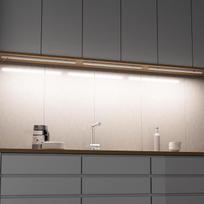ENUOTEK 60 cm spintelės apšvietimas su judesio jutikliu, nuolatinis užtamsinimas, LED apšvietimas virtuvėje 10 W, 800 lm, 5 spalvų temperatūros apšvietimas, 3 lemputės