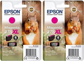 Epson EP64588 originalus 378XL rašalo voverė (XP-8500, XP-8600, XP-8605, XP-8605, XP-15000), purpurinės spalvos (2 vnt.)
