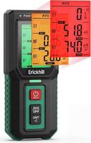ERICKHILL EMF matuoklis „3-in-1“, triašis elektrosmogas matuoklis, skirtas EF/MF/RF, RF detektorius su LCD ekranu, įkraunamas, 3 pavojaus signalų režimai namams ir biurui
