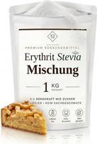 Eritritolio ir stevijos mišinys, 1 kg maišas – be kalorijų, saldumas kaip cukraus santykiu 1:1