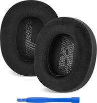 Ersatz-Ohrpolster kompatibel mit JBL Lifestyle E65BTNC, Duet NC, Live 650BTNC/ 660NC Kopfhörern, Ohrpolster (Velours/Schwarz)