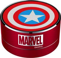 ERT GROUP „Marvel Pattern“ „Kapitonas Amerika“ 001 „Bluetooth“ garsiakalbis, 3 W nešiojamasis garsiakalbis, įmontuotas mikrofonas ir FM radijas, „microSD“ kortelės lizdas, įkraunama baterija