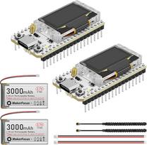 ESP32 LoRa V3 plėtros plokštė, skirta „Meshtastic“ LoRaWAN IoT (2 vnt. rinkinys) | 3000 mAh didelės talpos baterija, dviejų branduolių ESP32-S3 procesorius, 8MB „Flash“ atmintis, „Wi-Fi“ ir „BLE“, SX1262 868 MHz „LoRa“ palaikymas, suderinama su „Arduino“