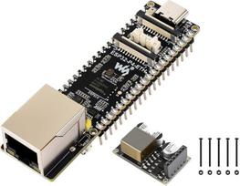 ESP32-P4 POE ETH plėtros plokštė su PoE moduliu, integruotu Ethernet prievadu, MIPI-CSI/DSI, mikrofonu, garsiakalbio prievadu, USB OTG 2.0 HS ir kt. Palaiko PoE ir USB-C maitinimą