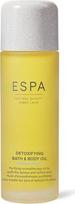 ESPA detoksikuojantis vonios ir kūno aliejus, 100 ml, su kipariso ir kadagio uogų aromatu – maitina ir švelnina odą