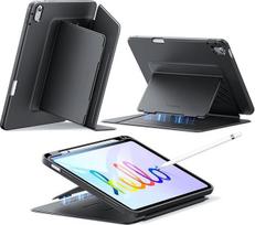 ESR dėklas "iPad 11th Generation", "iPad" (A16) 11/10th Gen dėklas (2025/2022), vertikalus stovas, įvairūs žiūrėjimo kampai, itin tvirtas dėklas su rašiklio laikikliu, Flip serija, juodas
