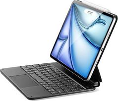 ESR magnetinės klaviatūros dėklas, klaviatūra "iPad Air" 11 colių (M4/M3/M2, 2026~2024), "Air 5/4/Pro 11(4th/3rd/2nd/1st), laisvai plaukiojančio stovo dizainas, spyruokliniai mygtukai, tikslus "Multi-Touch Trackpad", juodas