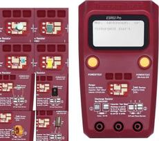 ESR02 Pro – skaitmeninis tranzistorių testeris, skirtas SMD komponentams: induktyvumo, talpos, varžos, diodų, tiristorių ir MOSFET matavimui, su LCD ekranu (ESR02PRO-Red)