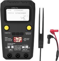 ESR02 Pro tranzistorių testeris, skirtas SMD komponentams matuoti. Skaitmeninis komponentų testeris, skirtas diodoms, tiristoriams ir MOSFET. Automatinis komponentų testeris su LCD ekrano apšvietimu. Tranzistorius (ESR02PRO – juodas spaustukas)
