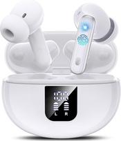 EUQQ "Bluetooth" 5.4 belaidės ausinės su aktyviuoju triukšmo slopinimu, ANC, 36 valandų atkūrimo laikas, "HiFi" stereofoninis garsas, USB-C įkrovimas, IP7 atsparumas vandeniui