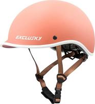 Exclusky Dviračio šalmas Vaikų berniukų dviračių šalmas Mergaičių vaikiškas šalmas Skater šalmas BMX šalmas Retro šalmas (50-55 cm)