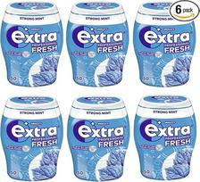 EXTRA Professional Fresh Tin Strong Mint 6 x 50 dražė (6 skardinės) Kramtomoji guma I Dantų priežiūra I Be cukraus I Gaivus kvapas - kvapo gaiviklis